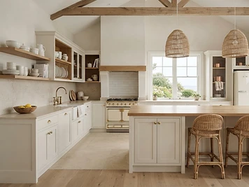 Beach House Shaker — Shaker Kitchen by A-Plan Kitchens in Sydney