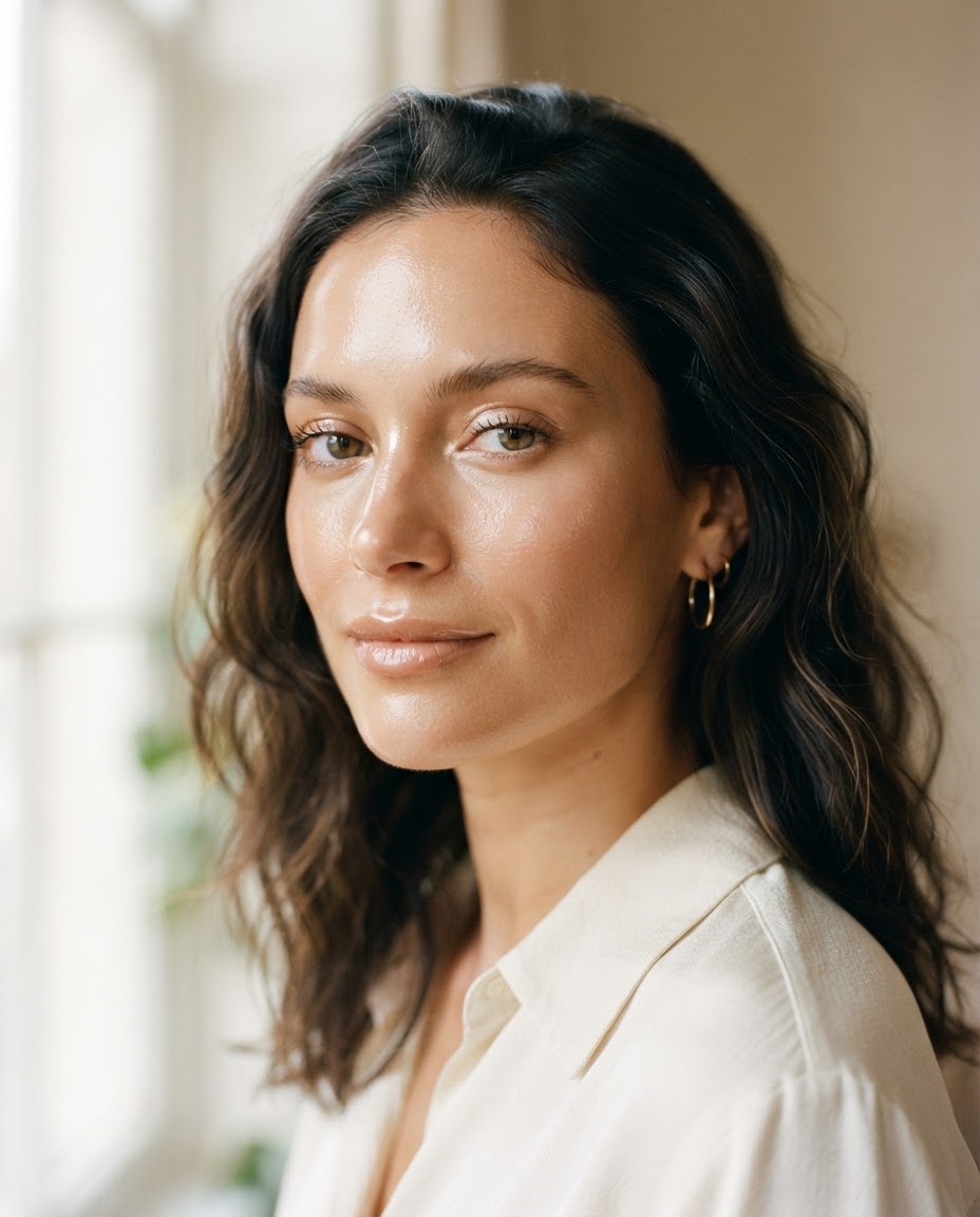 Radiant beauty portrait
