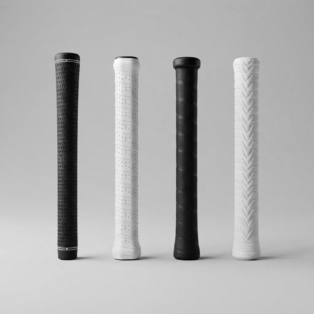 Sportbrella interchangeable sport grips — golf, tennis, baseball and cricket