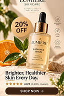 Lumiere skincare ad creative