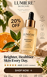 Lumiere skincare ad creative