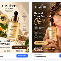 LUMIÈRE SKINCARE Radiance Serum ad creative