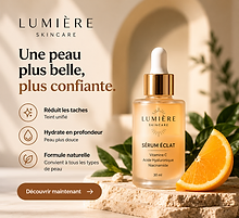 LUMIÈRE SKINCARE Radiance Serum ad creative