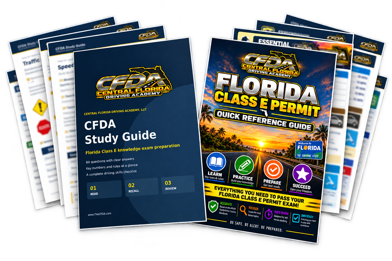 Florida Permit Study Guide and Quick Reference Sheets covers