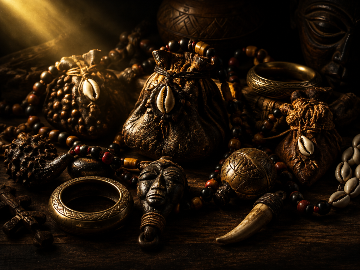 Amulettes de protection contre la sorcellerie