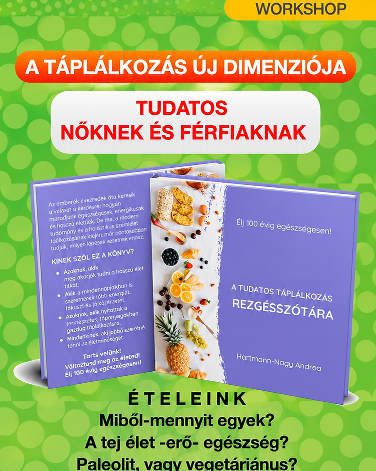 Tudatos Táplálkozás Nőknek és Férfiaknak