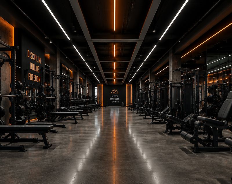 Palestra moderna realizzata da BullsWorkOut