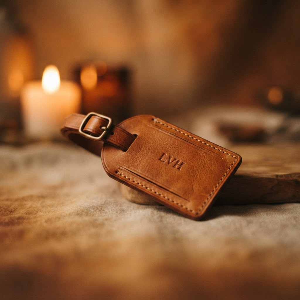 Atelier Leather Luggage Tag