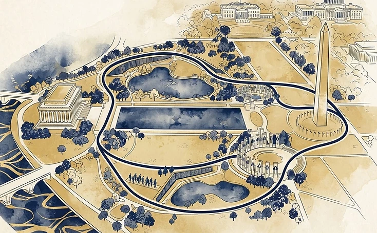 The National Mall Monument Walk