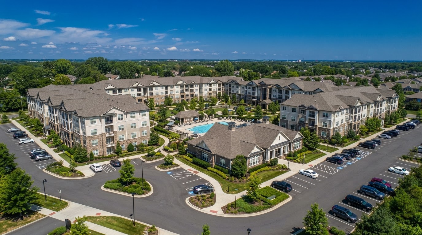 Multi-unit community exterior