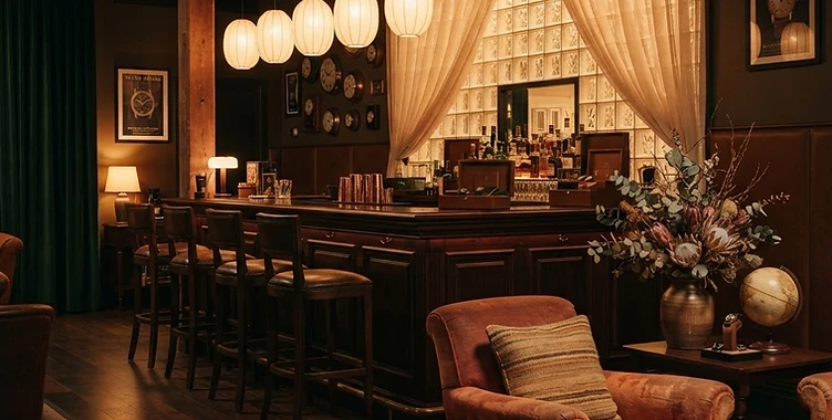 The Greenwich Time showroom lounge