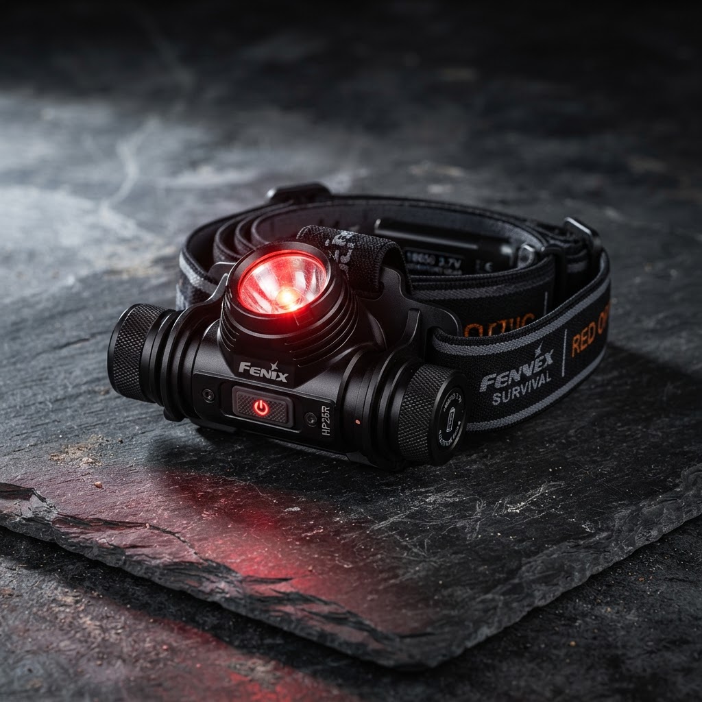 LED Headlamp (Red Mode)