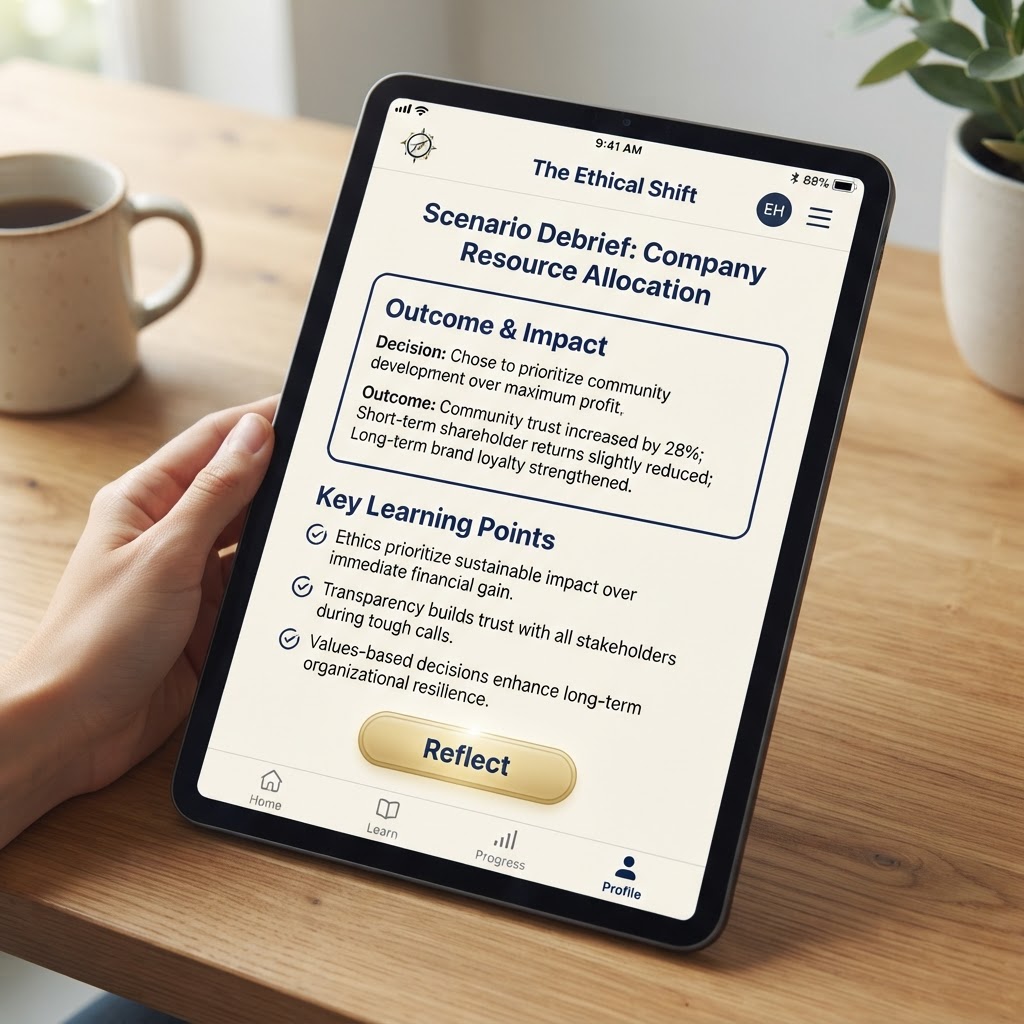 The Ethical Shift™ app screenshot 2