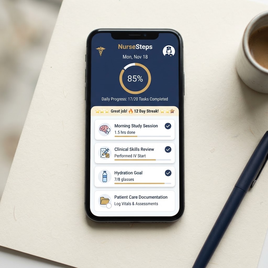 NurseSteps™ app screenshot 1
