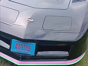 Ceramic Coating after result on a Chevrolet Corvette C3 — Mack2Steam Protection