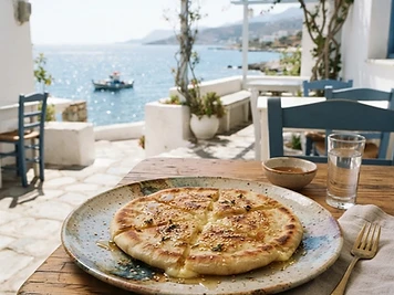 Sfakiani Pita, a Crete Greek dish