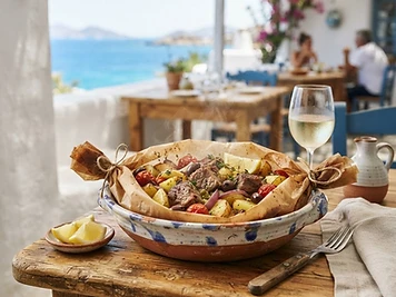Ladokolla, a Greek Greek dish