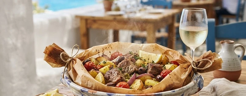 Ladokolla, a Greek Greek dish