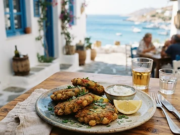 Pitaroudia, a Dodecanese Greek dish