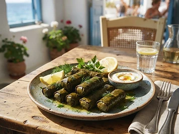 Dolmadakia, a Greek Greek dish