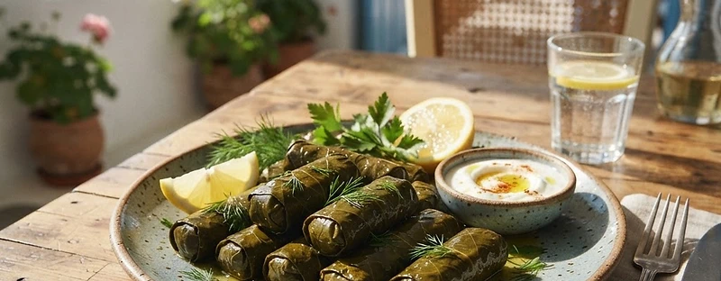 Dolmadakia, a Greek Greek dish