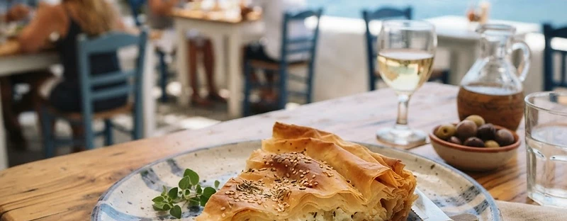 Tyropita, a Greek Greek dish