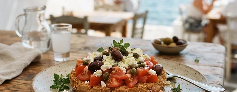 Dakos, a Crete Greek dish