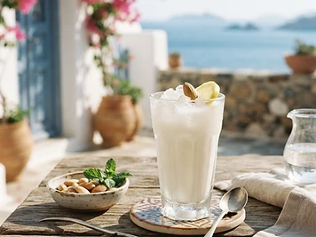 Soumada, a drink from Greek, Greece