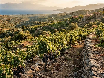 Naoussa, a wine region from Greek Macedonia, Greece