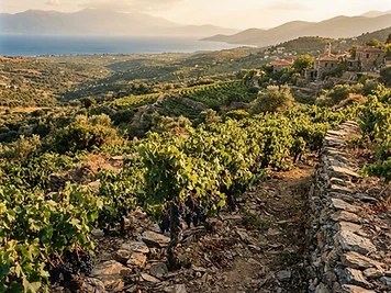 Naoussa, a wine region from Greek Macedonia, Greece