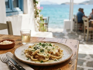 Pitaridia, a Dodecanese Greek dish