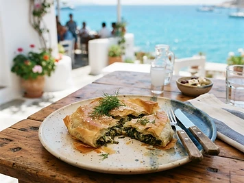 Marathopita, a Crete Greek dish
