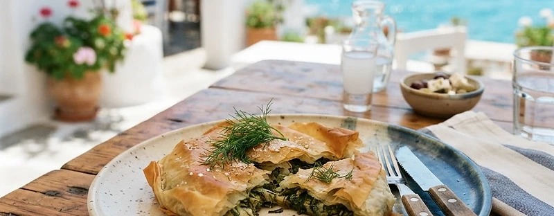 Marathopita, a Crete Greek dish