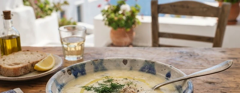 Avgolemono, a Greek Greek dish