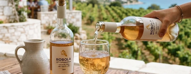 Robola, a wine from Ionian Islands, Greece