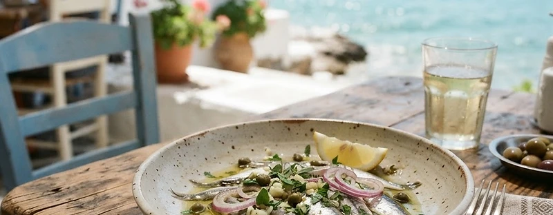 Gavros Marinatos, a Greek Greek dish