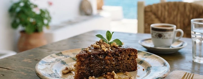 Karydopita, a Greek Greek dish
