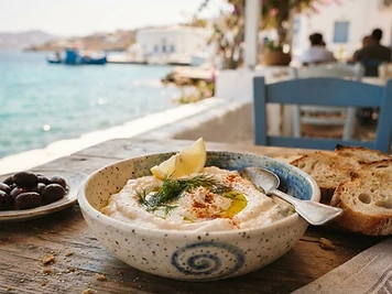 Taramasalata, a Greek Greek dish
