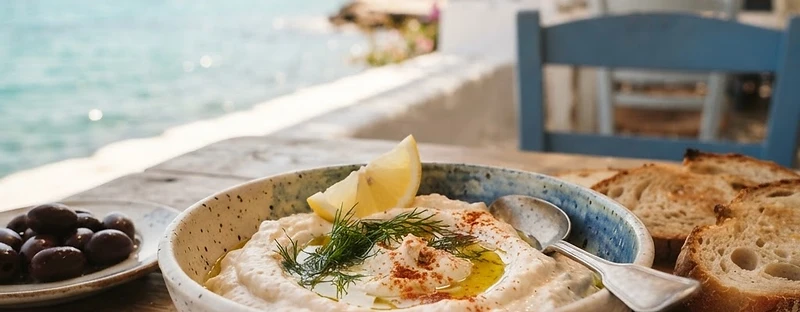 Taramasalata, a Greek Greek dish