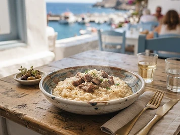 Gamopilafo, a Crete Greek dish
