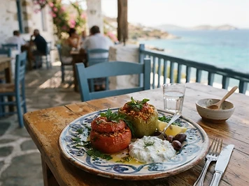 Gemista, a Greek Greek dish