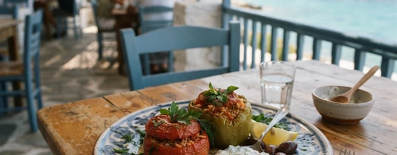 Gemista, a Greek Greek dish