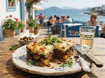 Moussaka, a Greek Greek dish