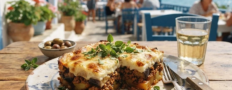 Moussaka, a Greek Greek dish