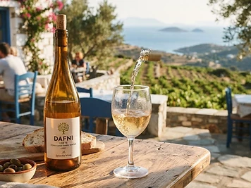 Dafni, a wine from Crete, Greece