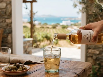 Moschofilero, a wine from Peloponnese, Greece