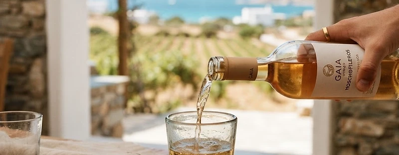 Moschofilero, a wine from Peloponnese, Greece