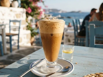 Frappé, a drink from Greek, Greece