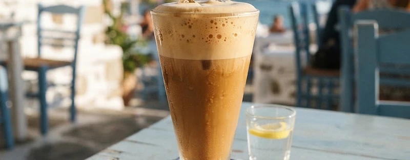 Frappé, a drink from Greek, Greece