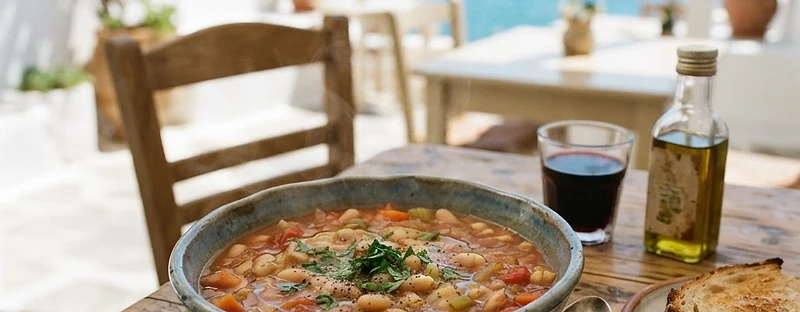 Fasolada, a Greek Greek dish
